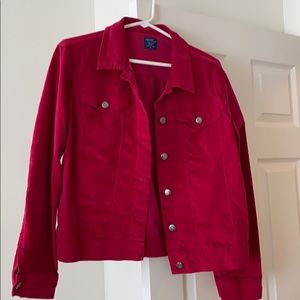 Jockey cherry red jacket